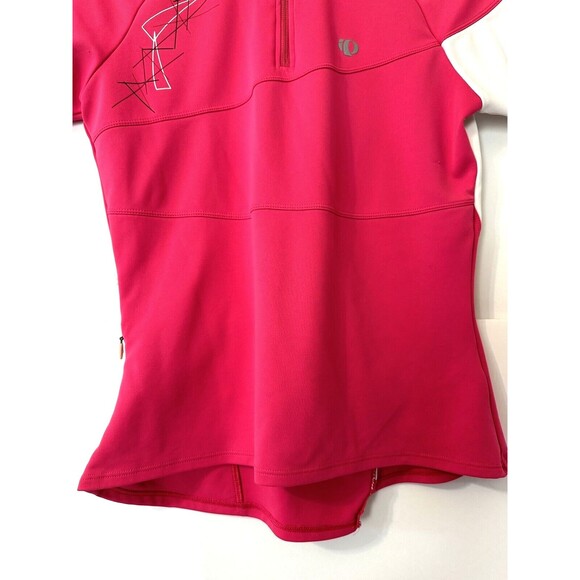 PEARL IZUMI Jersey Women's Pink white Elite Cycling shirt lightweight Pro Medium - Picture 6 of 15